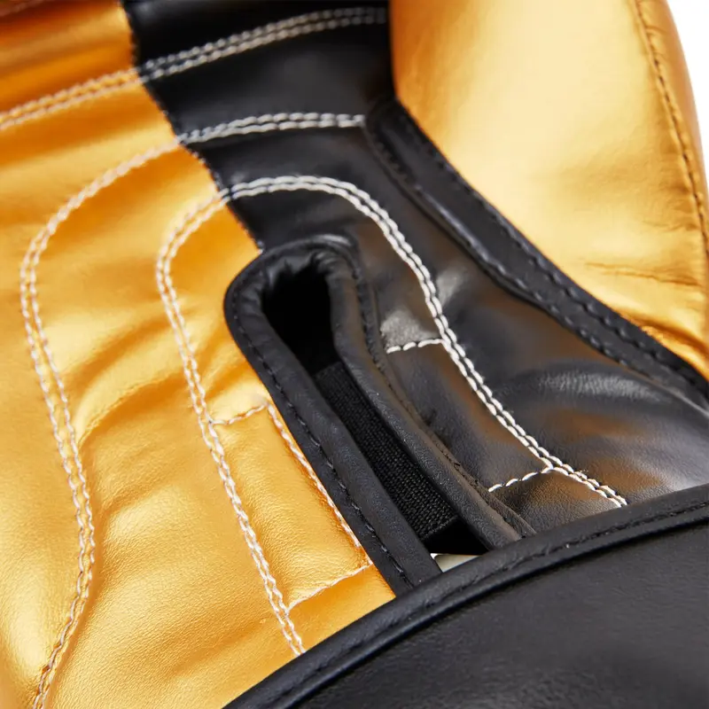 MAXSTRENGTH Boxing Sparring Gloves MMA Training Black/Golden 1  boxing 1