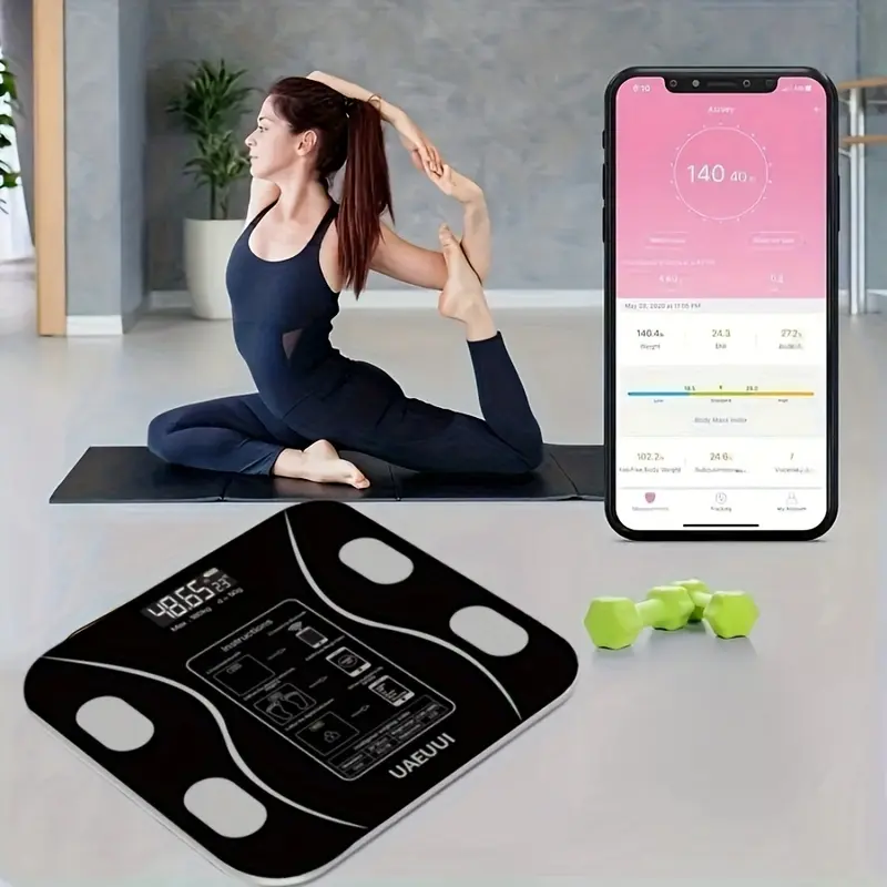 Intelligent electronic scale, weighing scale, body fat scale, fat scale, bathroom scale, household small body scale. 3