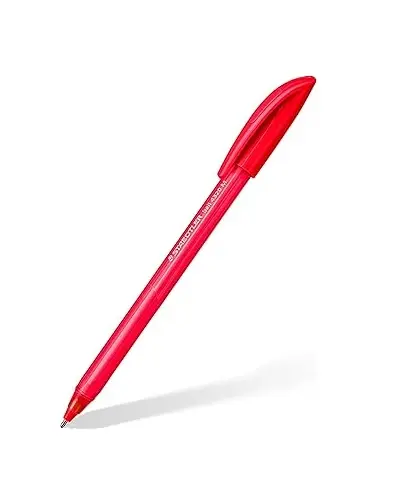 STAEDTLER 4320 MC10 Stick Rainbow Ballpoint Pen - Assorted Colours (Pack of 10) 1