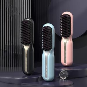 Portable Wireless Hair Straightener, 1 Count Rechargeable Electric Hair Straightener, Hair Styling Tool For Home & Travel, Travel Accessories, Hair Curler