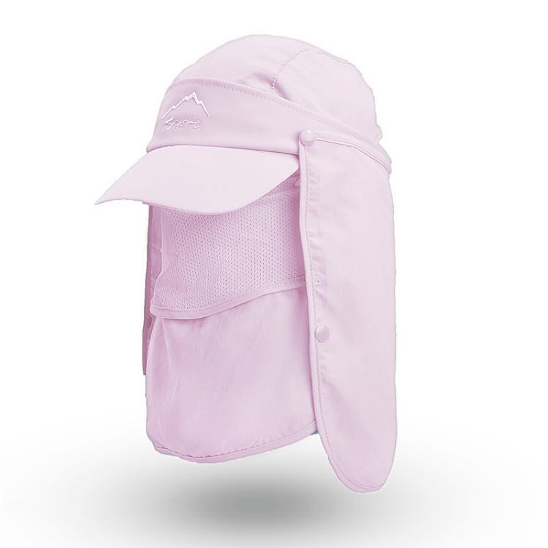 [Gentle Care] Men's Quick-Dry Sun Protection Hat for Outdoor Fishing - Breathable Mesh Baseball Cap with Face & Neck Coverage, Moisture-Wicking Polyester, Adjustable Buckle Closure, Ideal for New Year's Adventures, Fishing Accessory 5