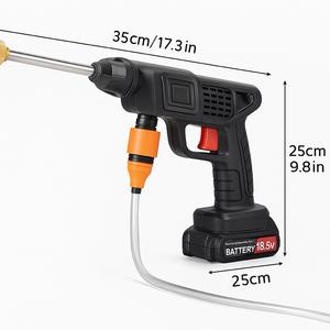 Cordless Car Jet Washer – 2x 21V Batteries | Powerful High-Pressure Cleaner | Portable Wireless Wash Kit