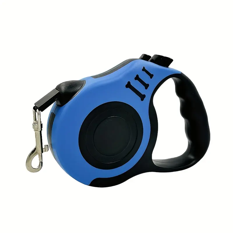 Durable Double Switch Retractable Pet Leash For Dogs - Easy Control And Comfortable Grip 2