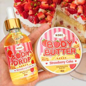 Body Glaze & Body Oil Set, 2 Counts/set Long Lasting Scented Body Skin Care Product, Moisturizing Body Care Kit for Women & Men, Cosmetic