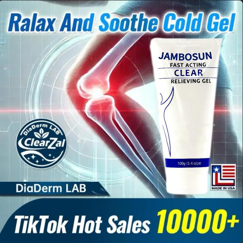 Clearzal Soothing Cooling Gel 100g, Relieving Body Gel, Cooling with Menthol and Frankincense, Helps Relieve Muscle Tension , Relax your waist, legs, knees, shoulders and neck to relieve fatigue, Sports Soothing Cooling Gel Body Care Lotions 2