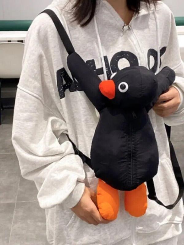 Pingu Penguin Plush Backpack Cartoon Cute Penguin Plush Toy Soft Stuffed 15” 0