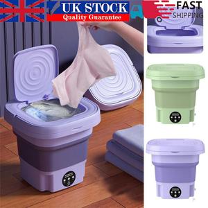 8L Portable Washing Machine Mini Washer Foldable Washer and Spin Dryer Travel UK camping  washing  machine
