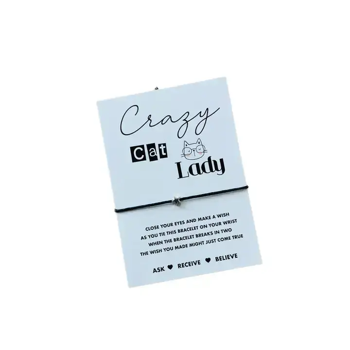 Crazy Cat Lady Wish Bracelet