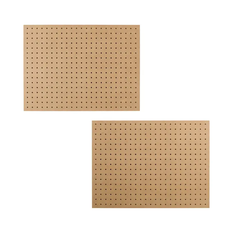Pegboard Wooden Small Wall Mounted Home Office Retail Display 4