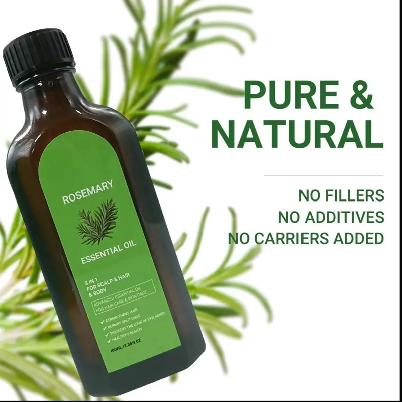 Rosemary Mint Scalp & Hair Strengthening Oil For Healthy Hair Growth, 100ml Haircare masks curly products viral hair oil  Castor Oil Daily Hairline Comfort rosmary coconut wild 2