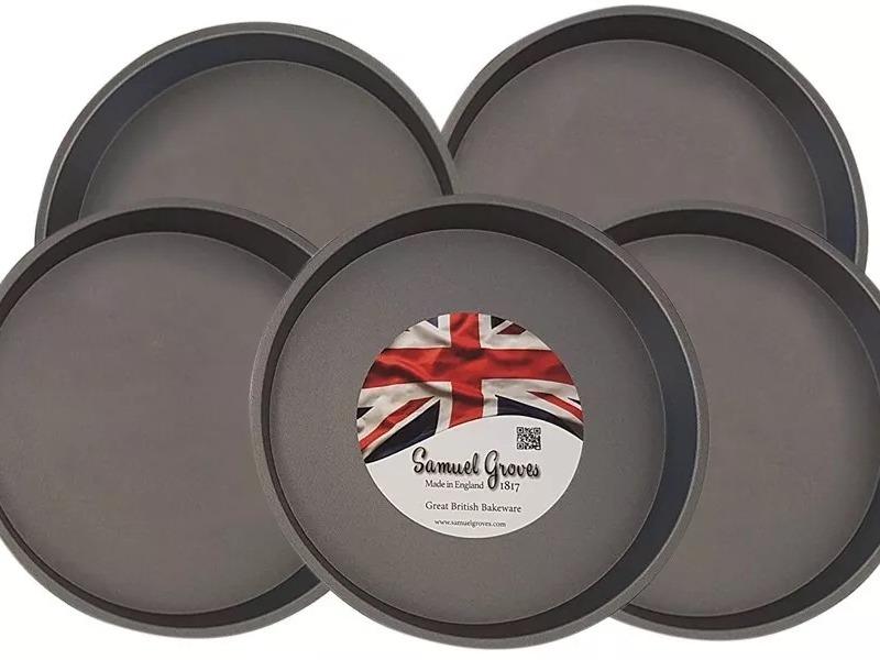 5x 7” Layer Cake Rainbow Baking Sponge Tin Set - Double Coated Non Stick, Perfect for Baking Enthusiasts 3