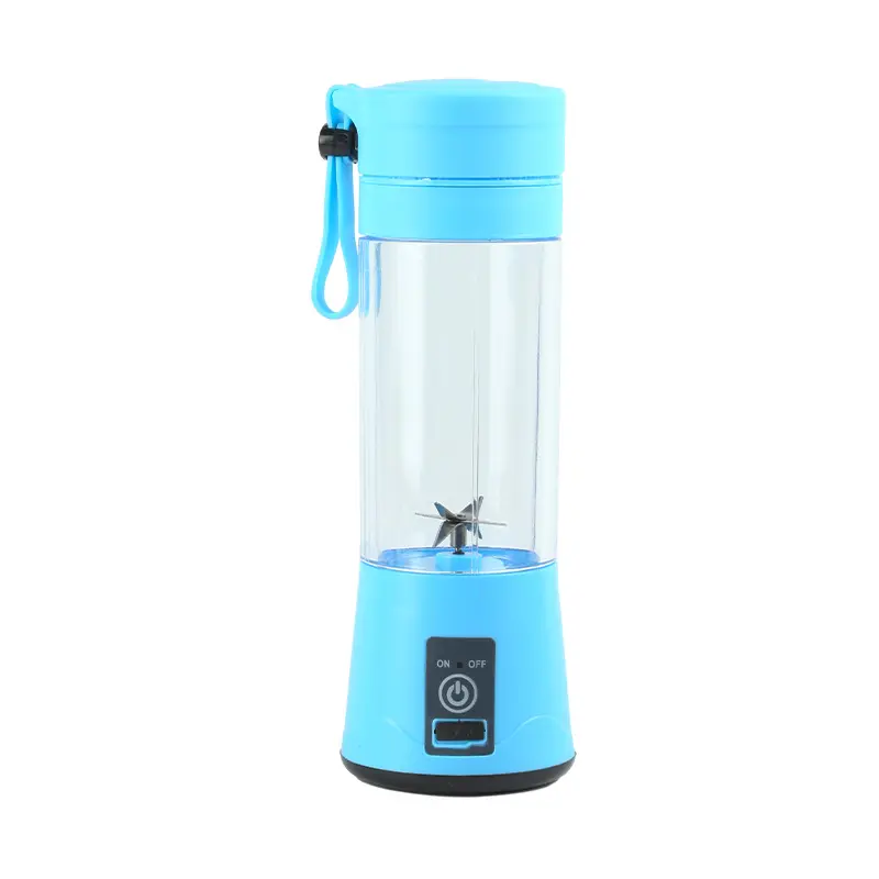 Portable Blender, Upgraded Fruit Juice mixerPersonal Blender with USB Rechargeable Mini MixerJuicer Cup 380Ml Traveling Fruit Veggie 6