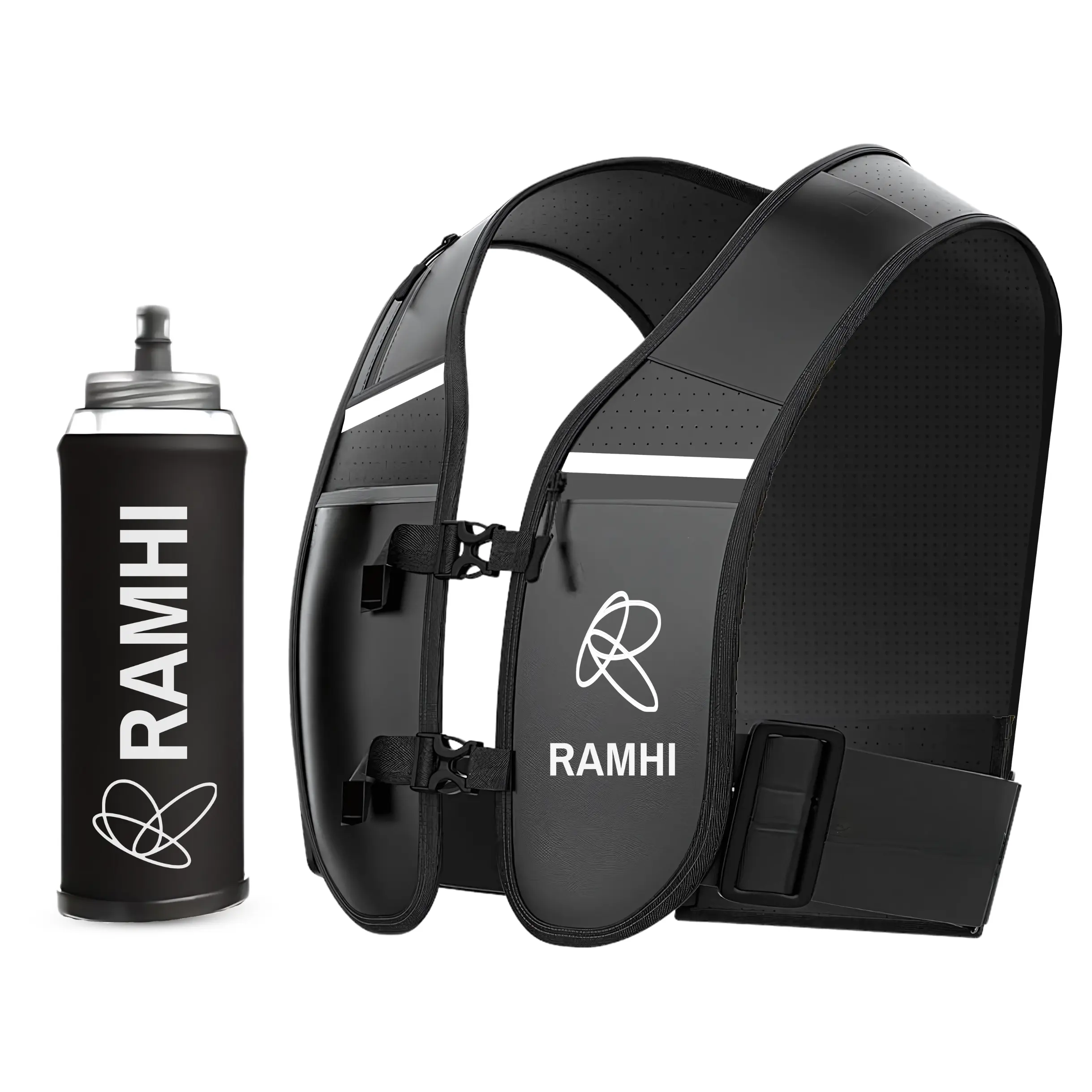 Running Vest - Adjustable Unisex Reflective Vest with Phone Holder and Storage - Lightweight and Durable Running Backpack Alternative - Hydration Vest