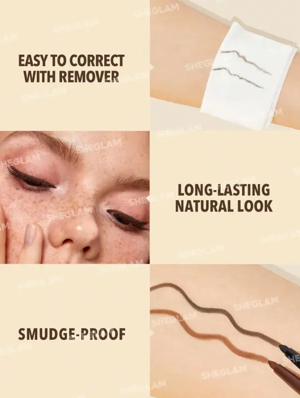 SHEGLAM Creamy Gel Eyeliner – Waterproof, Smudge-Proof & Long-Wear 2
