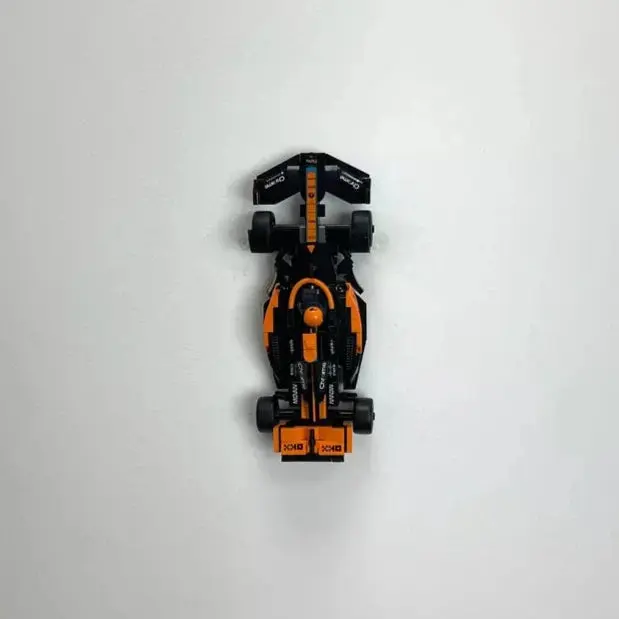 Vertical Wall Display Mount for LEGO® Mclaren Speed Chaser F1 (76919) 2