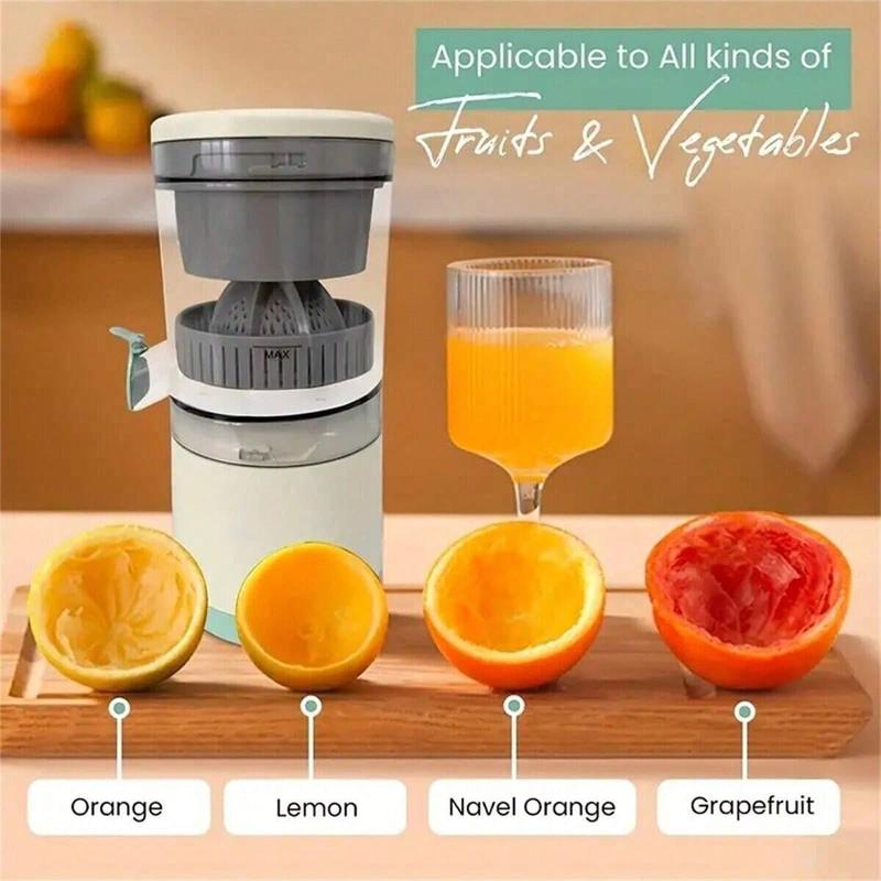 1 Portable Electric Juicer, Home Multi-Purpose Juicer, USB Rechargeable Automatic Fresh Press, Suitable For Orange, Watermelon, Lemon 5