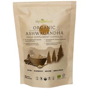 Ashwagandha Capsules or Powder - Organic Wellness Superfood, Ayurvedic Energy Boosting Vitamins & Minerals - 100% Pure, Vegan, Natural