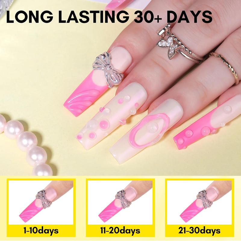 Sculpture Gel 3D Carving Gels, 2 * 15ml 3D Nail Gel Sculpting Gel for Nail Designs DIY Nail Painting Carved Gel Nail Polish Nail molding Gel Nail Decoration Manicure 4