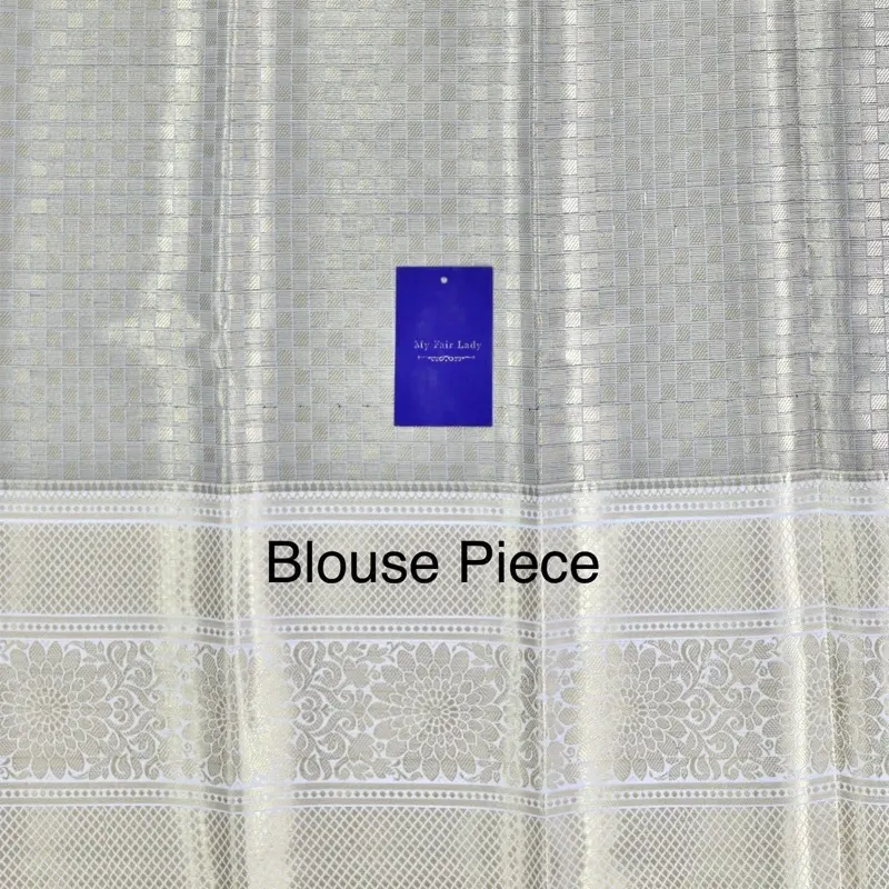 Brocade Cotton-Silk Saree Bottle Green Colour - [Code 420] 2