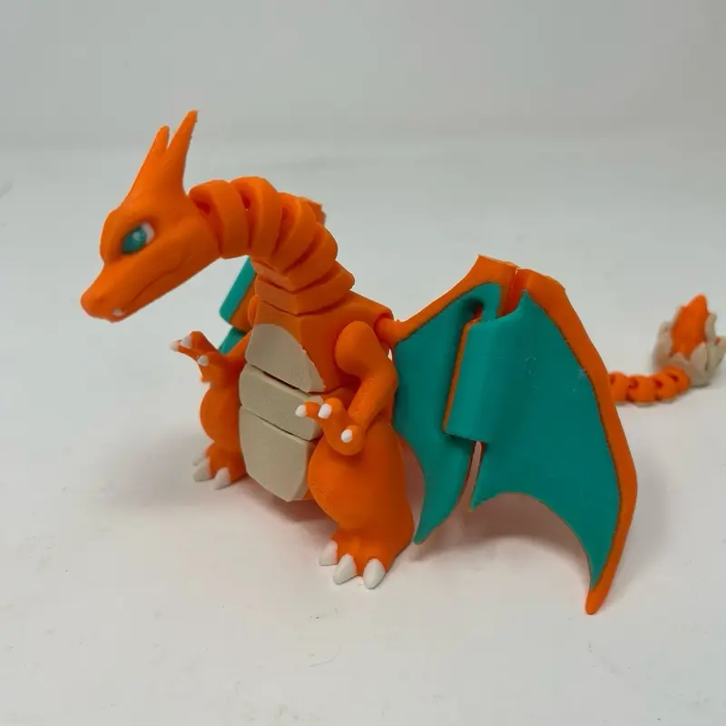 Charizard Inspired Articulating Figure - Classic & Novelty Toy 1