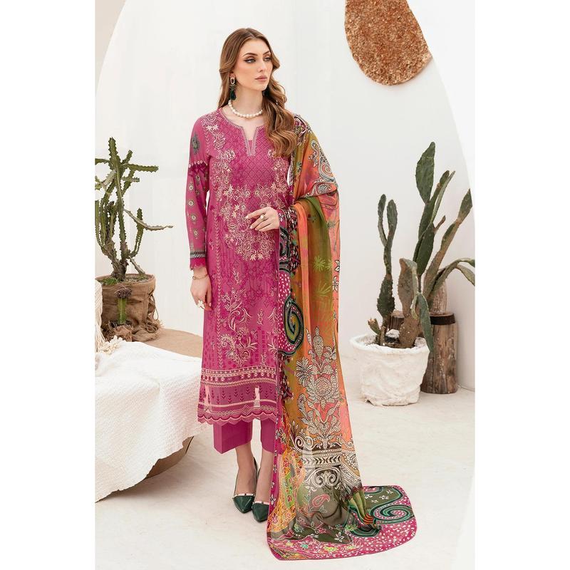 RAMSHA ‘GHAZAL’ | EMBROIDERED LAWN READYMADE | G-208 0