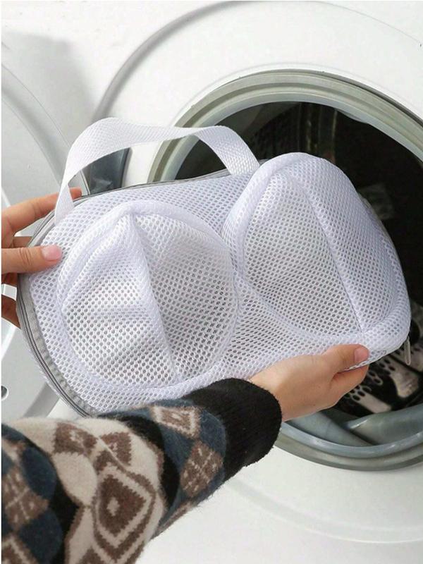 1pc Lingerie & Bra Washing Bag, Mesh Laundry Bag For Clothing Storage, Bra Drying Bag, Organizer Bag, Drying Net, With Washing Filter And Protective Home Sorting Rack, For Deformation Protection 0