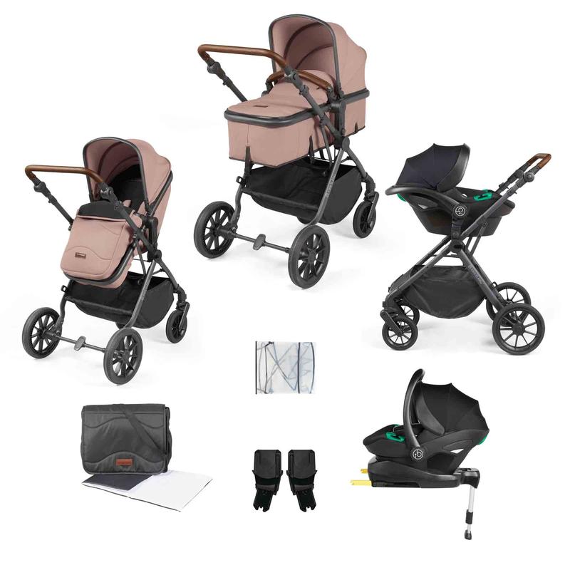 Cosmo 9 Piece Travel System with i-Size Stratus Car Seat & ISOFIX Base 2