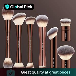 MAANGE Multi-use Face Makeup Brushes Set, Ergonomic Design Soft Cosmetic Brushes for Foundation Blush Contour Highlighter Concealer, Professional Facial Detailing Makeup Tools for Women & Girls, Makeup Blending Brush, Multifunctional Makeup Brushes