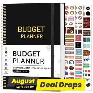 Budget Planner, A5 Budget Planner with Expense Tracker Notebook, Undated Bill Organizer & Finance Planner to Take Control of Your Money, Office Stationery
