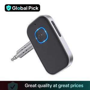 Bluetooth-Compatible Audio Receiver, Wireless FM Transmitter, AUX Input Bluetooth-Compatible Sound Adapter For Car