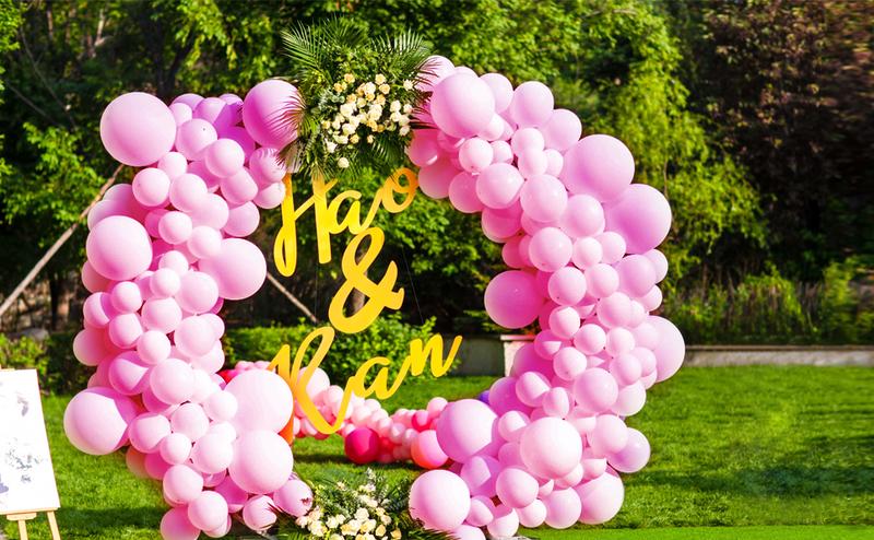 Product Introduction of Round Balloon Arch Kit, 1.8M Metal Stand With Base, Backdrop Stand for Birthday Party, Baby Shower, Graduation, Wedding 0