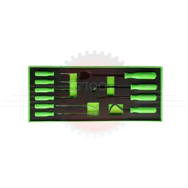 10pc Scraper Hook And Pick Tool Set O Ring Seal Removal Set & Mini Hook & Pick