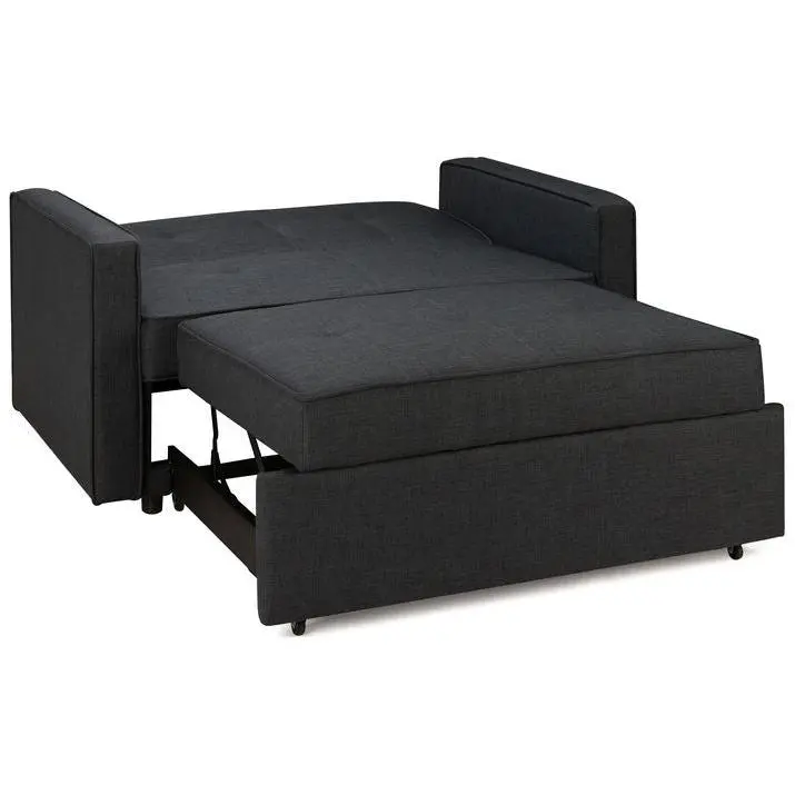 Otto Grey Fabric Sofabed | Small Pull-Out Design | 2 Seater Comfort 2