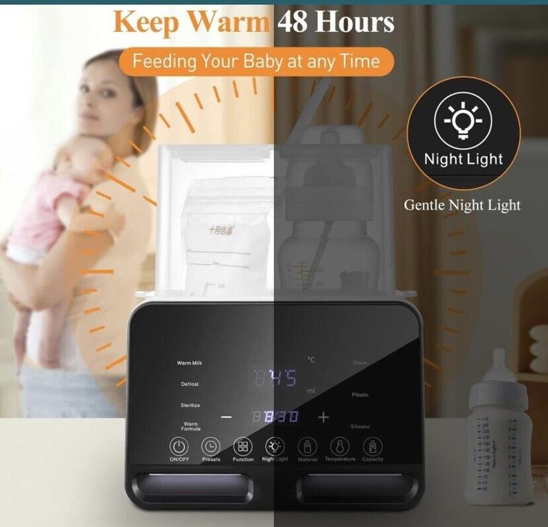 Product Introduction of Baby Bottle Warmer Steriliser Fast Milk Warmer with LCD Display and Timer 44