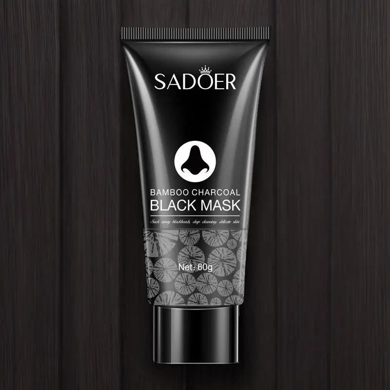 Bamboo Charcoal Black Cleansing Mud Mask Cleanses Pores, Peel-Off Mask Hydrates The Face, Deeply Cleanses The Skin, Refines Pores, And Is Perfect for Oily Skin, Suitable for Both Men And Women. 4