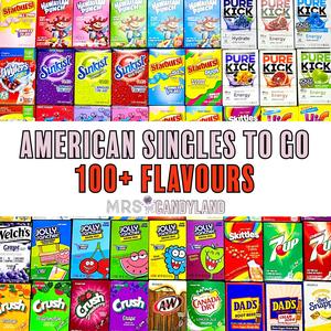 American Singles To Go Drink Mixes Sachets Sugar Free Beverage