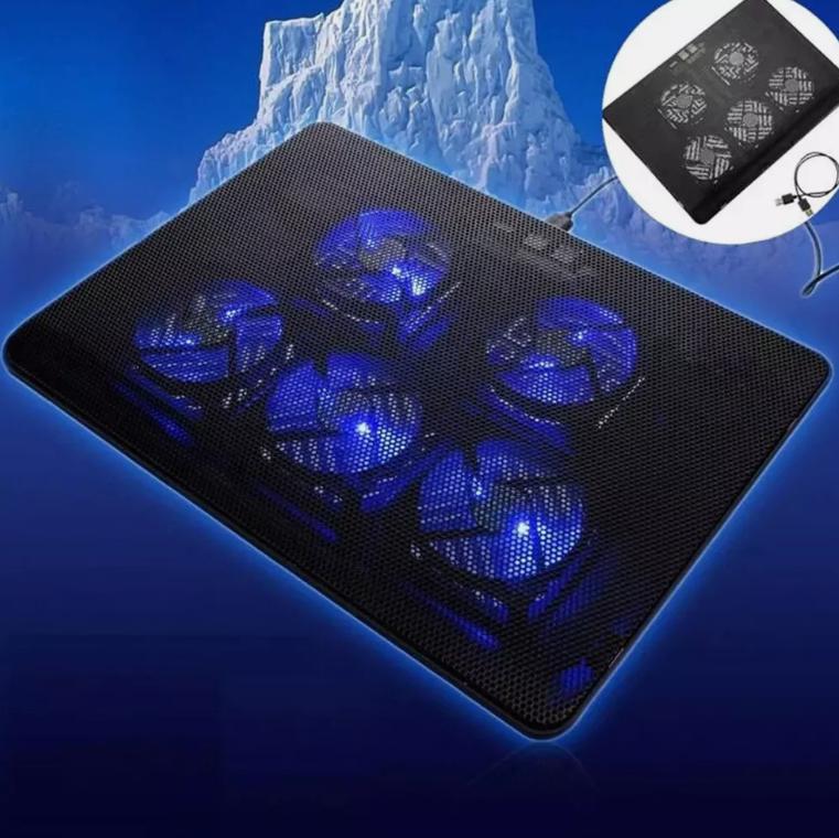 Universal Super Silent Cooling Pad For Laptop, Netbook, Macbook Adjustable Stand 4