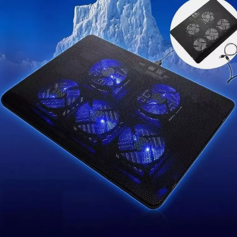 Universal Super Silent Cooling Pad For Laptop, Netbook, Macbook Adjustable Stand 4