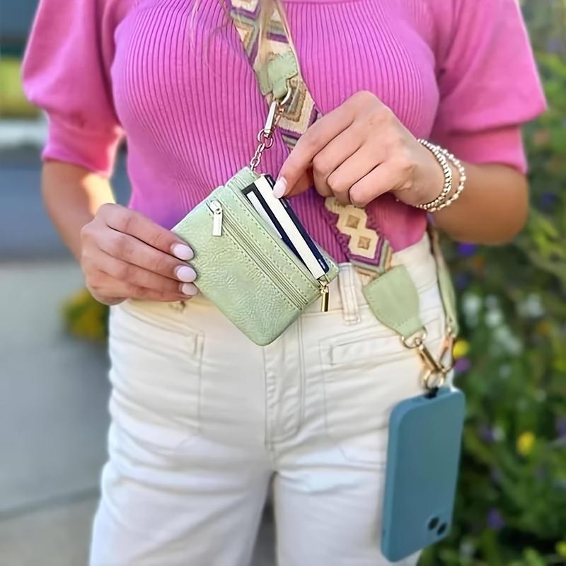 Phone Strap With Zippered Pocket, Anti-drop Phone Case With Zippered Lanyard, Wallet Card Slot, Adjustable Crossbody Phone Strap, Crossbody Bag Phone Strap With Shoulder Strap, Shoulder Or Wrist Phone Lanyard. 4