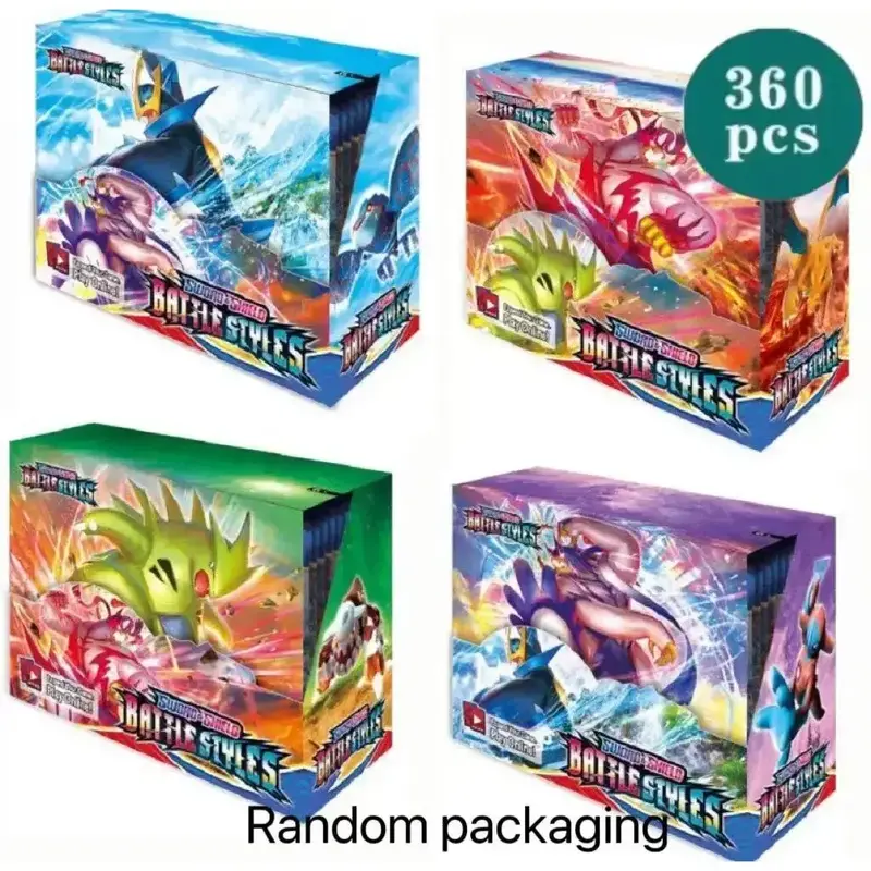 360Pcs Box Pokemon Card Shining Fates Style English Booster Battle Carte Trading Card Game Collection Cards Toys Kids Gifts 4