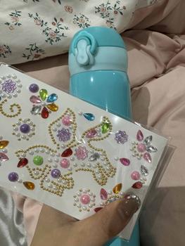 Product Review of [NovaHome] Unicorn Gemstone Sticker Sports Water Bottle - BPA Free Art and Craft Kit for Kids Age 6-12 Years Old, Leakproof and Decorate Your Own Water Bottle with Glitter Gems - Great Birthday, Valentines and Christmas Gift Idea for Children. from J**Q 0