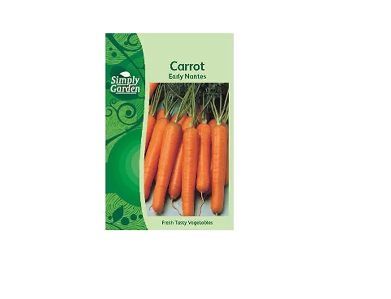 Early Nantes Carrot Vegetable Seeds for Home Garden Planting - Fresh Grow Your Own Produce