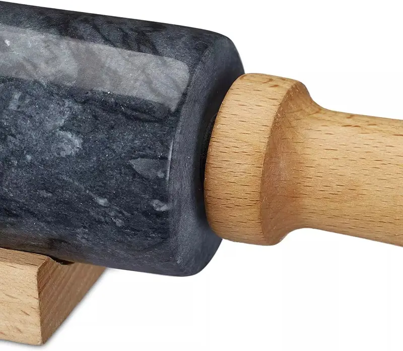Professional Non-Stick Marble Rolling Pin for Baking - Luxury Solid Rolling Pin - Utensils, Bakeware 7