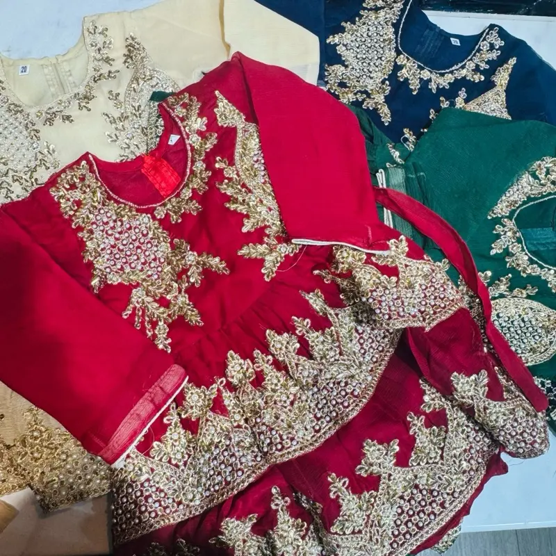 Fancy Chiffon Kids Double Frill Sharara - Perfect for Girls