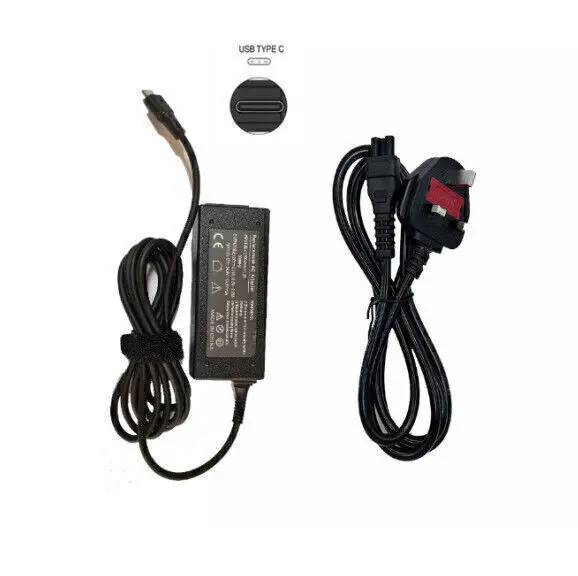 For Lenovo Acer HP Apple Sony ASUS 65W TYPE-C USB-C Laptop Power Adapter Charger 3
