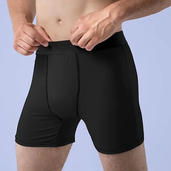 Gift Hub Men's Boxers Shorts Multipack - Black Cotton Underwear Trunks - Menswear, Socks 4