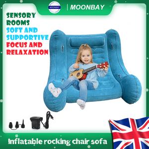 UK SELLER Children's sensory slide rocking chair, inflatable arch toy for children with autism, provides a relaxing paradise for children with sensory needs, inflatable bottom, equipped with an electric air pump