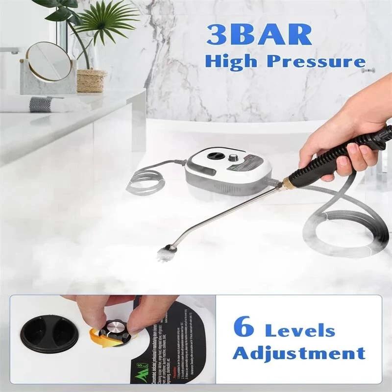 2500W Portable Handheld Steam Cleaner High Temperature Steamer Cleaning Machine UK 2