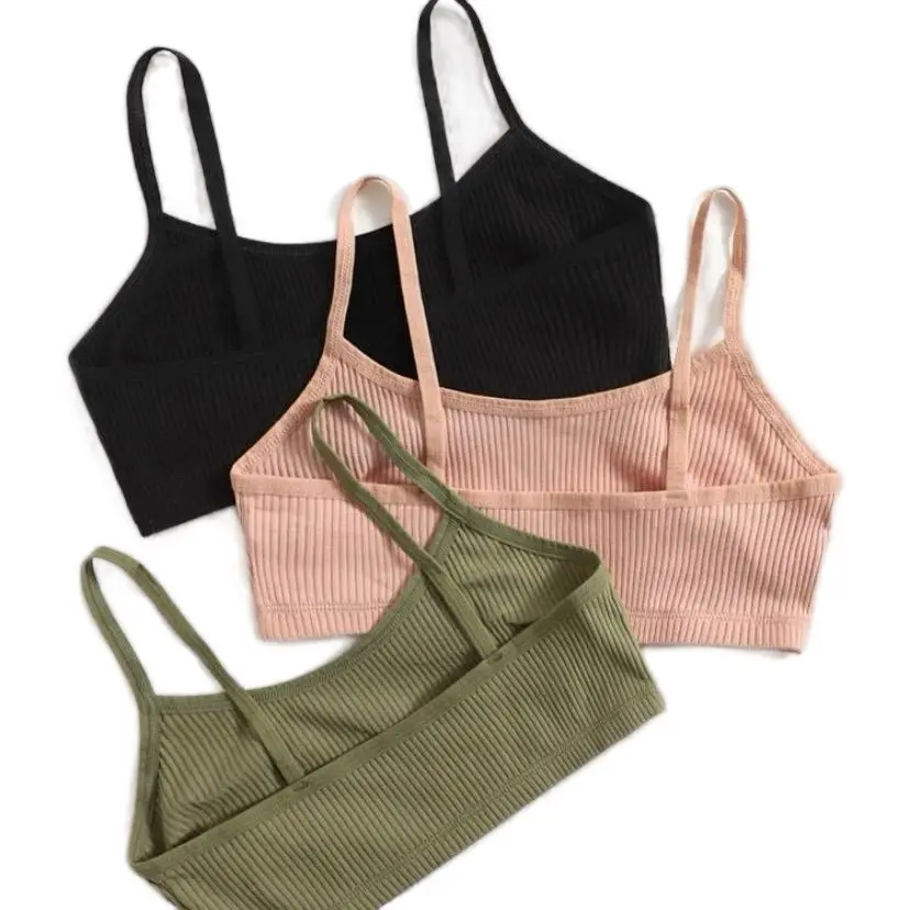 Plain Cotton Bralette Cotton Womenswear Underwear Comfort Women Lady Bridal Comfortable Brallete