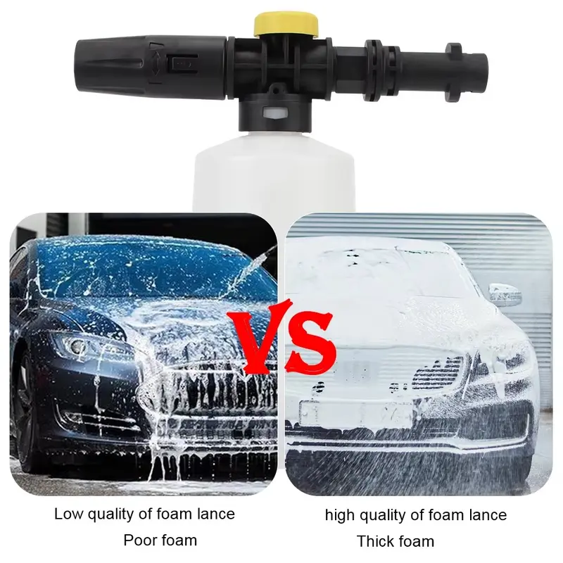 750ML Snow Foam Lance for Karcher K2 K3 K4 K5 K6 K7 - High Pressure Washers with Adjustable Spray Nozzle 4